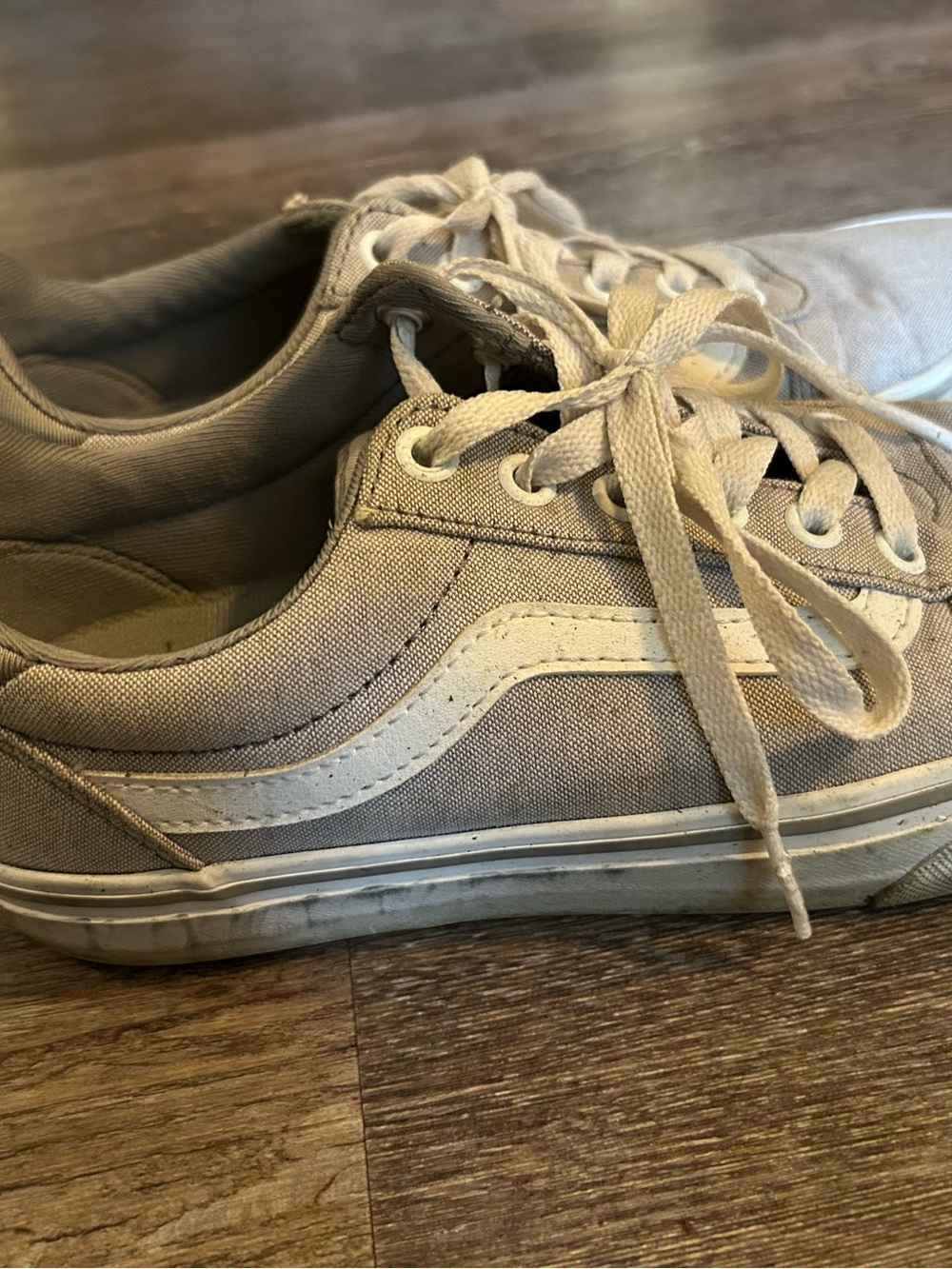 Vans Canvas Sneakers in Light Gray Women’s 7.5 - Picture 2 of 7